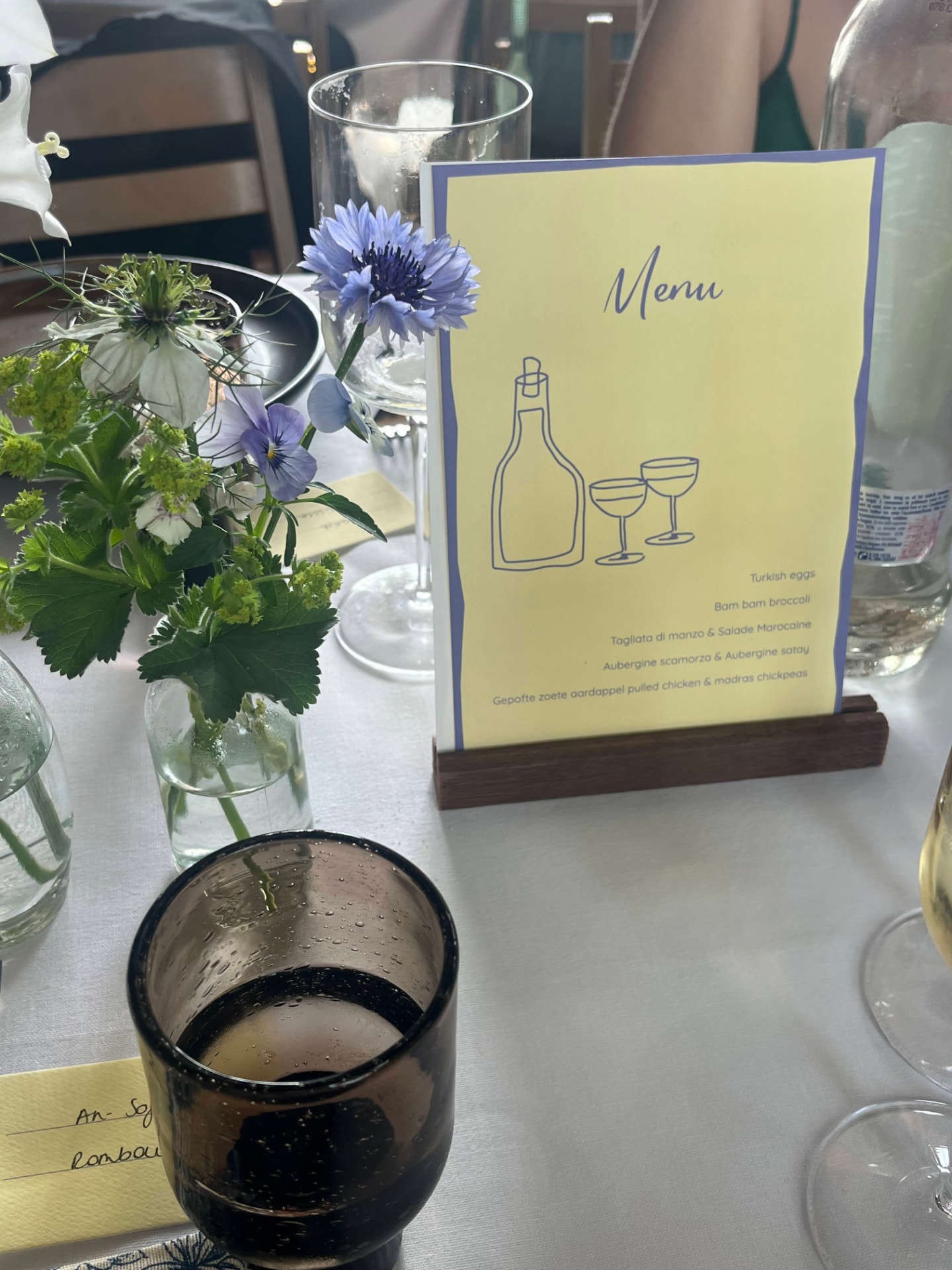 Graphic design for a wedding